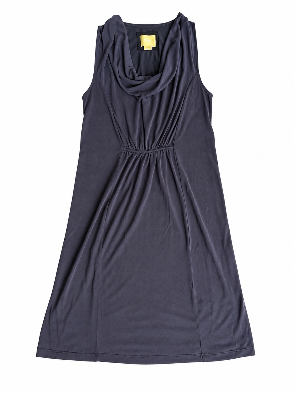 Maeve Anthropologie Black Cowl Neck Sleeveless Dress XS